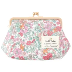 新品 がま口 化粧ポーチ レディース サンリオ キャラクターズ メイクポーチ コスメ収納 可愛い おしゃれ 自立する 花柄 日本製 マイメロディ ピンク