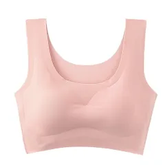 ノンワイヤーブラ シームレス ナイトブラ 楽ちん 盛れる 谷間 脇高 幅広ショルダー ワイヤレス 薄い 軽い 締め付けない 大きいサイズ シンプル おしゃれ as01