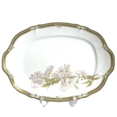 Noritake ノリタケ オーバルプレート  ガラコンテッサ/箱なし    ホワイト  / 241007002087