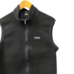 90s ビンテージ パタゴニア フライヤー フリース ベスト P.E.F M ブラック USA製 90年代 vintage ヴィンテージ アメリカ製 patagonia
