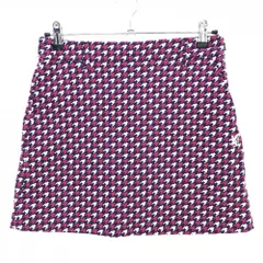 ★SALE価格★【超美品】アドミラル スカート ネイビー×ピンク 千鳥格子 ストレッチ 内側インナーパンツ レディース M ゴルフウェア Admiral