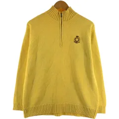 古着 ラルフローレン Ralph Lauren LAUREN ローレン ハーフジップセーター レディースL相当/eaa509707