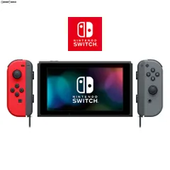 (本体)マイニンテンドーストア限定 Nintendo Switch(ニンテンドースイッチ) カスタマイズ Joy-Con(L) レッド/(R) グレー Joy-Conストラップ ブラック(HAC-S-KAYAA) 任天堂
