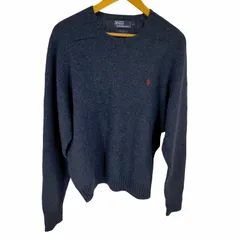 ポロバイラルフローレン Polo by RALPH LAUREN 90S クルーネックウールニット メンズ JPN：M 