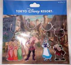 東京ディズニーリゾート キーチェーン ベル&ガストン&ル・フウ&三人娘 2020