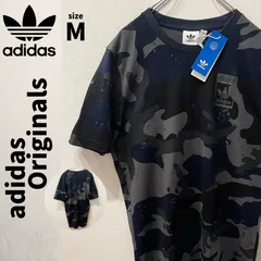 レア柄 × デザインロゴ adidas Originals Tシャツ アディダス