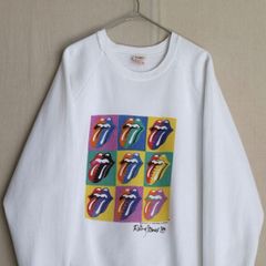 1980's Rolling Stones カラフルスウェット Lサイズ - メルカリ