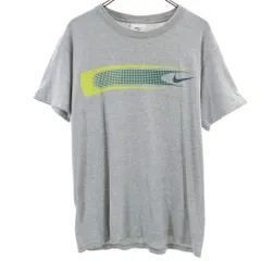 ナイキ 90s オールド 白タグ 半袖 Tシャツ S グレー NIKE メンズ 古着 【240506】 メール便可