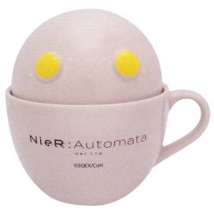 [중고] 머그컵·탕만 기계 생명체(노란 눈) 뚜껑이 달린 머그컵 [NieR:Automata Ver1.1a]