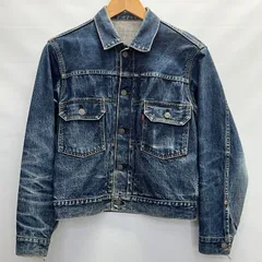 【浜館75-1943】 【店舗併売品】 Levi's リーバイス 507 2nd 復刻デニム ジャケット サイズ：およそ38 【中古品】
