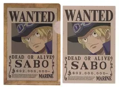 【中古】クリアファイル サボ A6クリアファイル＆ポストカードセット 手配書 「ワンピース」