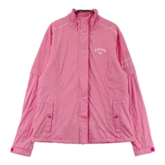 サイズ：M CALLAWAY キャロウェイ  多機能 レインウェア セットアップ  ピンク系 [240101431392] ゴルフウェア レディース ストスト