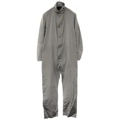PRADA プラダ 22AW バックプリント シルクジャンプスーツ グレー S SGC096のサムネイル