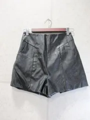 GRL グレイル ショートパンツ フェイクレザー ブラック Mサイズ at1612
