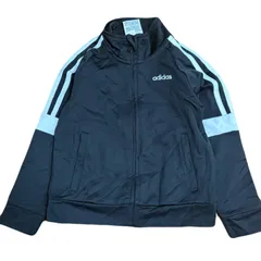 アディダス　adidas パーカー　3T 100cm ブラック　US古着　キッズ古着　トラックジャケット