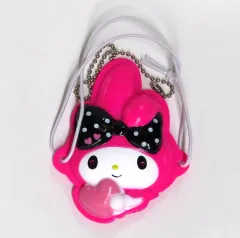 【中古】キーホルダー マイメロディ-リボン- 「マイメロディ＆クロミ ミニチュアおめんコレクション」