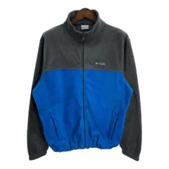 Columbia コロンビア フリースジャケット アウトドア バイカラー ブルー (メンズ XL) 中古 古着 S5812