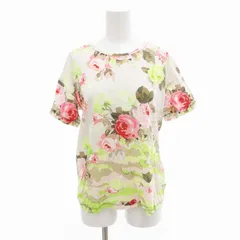 カルヴェン CARVEN カットソーTシャツ 花柄 半袖 S ピンク /FFのサムネイル