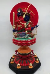 【修縁堂】真言密教 密宗 細工 爱染明王仏像 置物 仏壇 仏像 修縁堂】真言密教 密宗 細工 爱染明王仏像 置物 仏壇 仏像