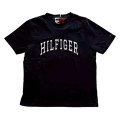 TOMMY HILFIGER トミーフィルフィガー 半袖Tシャツ 厚手　紺 ロゴ入り メンズ Mサイズ
