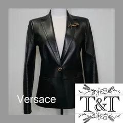 2025年最新】VERSACE レディース レザージャケット・ライダースの人気