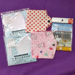 ☆マスク☆マスクケース☆メガネ拭きクロス☆紙兎ロペ☆マイメロディ☆