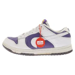 NIKE (ナイキ) WMNS DUNK LOW SE DJ4636-100 Made You Look ウィメンズ ダンク ロー メイドユールック  ローカットスニーカー US7/24cm ホワイト/パープル レディース - メルカリ