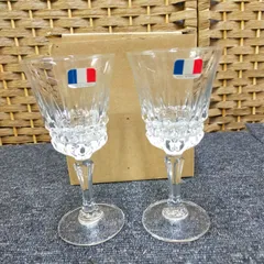 E16-20250204-025 フランス製 カクテルグラス 2個セット 　サイズ：14*7cm　ガラス製 パーティーやイベントに