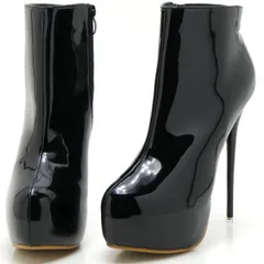 大きいサイズ ショートブーツ ブラック 26cm 137260-42