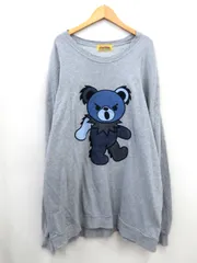 HYSTERIC GLAMOUR ヒステリックグラマー 01221CS01 22SS BIG DEADアップリケ オーバーサイズスウェット　FREE