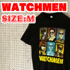 【WATCHMEN】ウォッチメン　Tシャツ　M　ブラック　US古着　アメコミ　LTTS2309-112