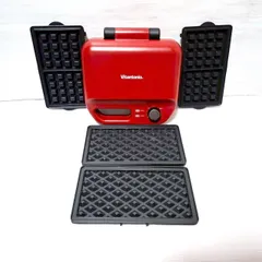新品 未開封品 Vitantonio VWH-50-R RED 選べるプレート3枚セット】ワッフル＆ホットサンドベーカー（VWH