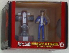 バンプレスト ルパン三世ミニカー&フィギュア ルパン三世&F1マシン