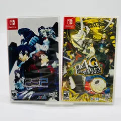 新品未開封　PERSONA 3 PORTABLE ペルソナ3 ポータブル PERSONA 4 GOLDEN ペルソナ4 ゴールデン switch ソフト 2本セット 北米版 任天堂 スイッチ