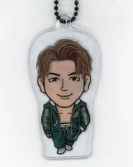 【中古】雑貨 加納嘉将(BALLISTIK BOYZ) クリアチャーム ツアージャージ 別ビジュアル 笑顔ver. 居酒屋えぐざいる オンラインカプセル ファイナル景品