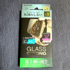 アップルウォッチ SE、 6、5、4 [44mm]フルカバーガラスフィルム メルカリShops 876