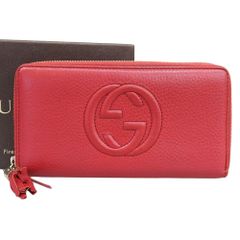 58 美品 GUCCI SOHO 長財布 ラウンドファスナー na5 - メルカリ