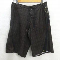 G■オニール/oneill スイムパンツ/サーフショーツ【30】黒茶/men's/111【中古】■