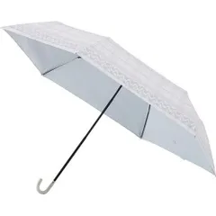 【新品・2営業日で発送】ビューティーシールド晴雨兼用折りたたみ日傘 チェックペールピンク 30164-05-30-50