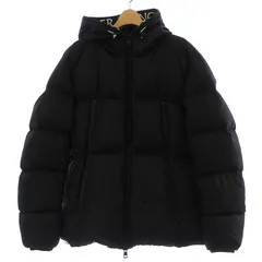 モンクレール MONCLER 20AW MONTCLA GIUBBOTTO モンクラ ダウンジャケット ロゴ刺繍 フード ガーメントバッグ付き TG5 3L 黒 ブラック F20911856900 /AQ ■GY18のサムネイル