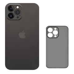 【新着商品】fine-R iPhone13 Pro 用 ケース カバー 極薄 超軽量 Air Skin 裸感覚 0.3mm 8g 薄型 軽量 さらさら マット 指紋防止 PP素材 全面保護 レンズ保護 モデル （13Pro ブラック）