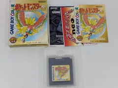 【動作確認済 起動OK】 ゲームボーイカラー ソフト ポケットモンスター 金 箱付き