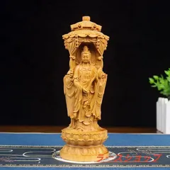 極上品 稀少珍品 西方三聖 仏教工芸品 木彫仏教 仏師で仕上げ品 精密細8
