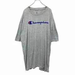 Champion 半袖 プリント Tシャツ 3XLサイズ チャンピオン ビッグサイズ グレー 古着卸 アメリカ仕入 t2405-3418