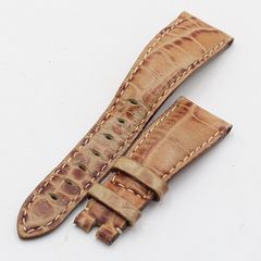 ＊20mm　ワニ革　クロコ　リアルレザー　　ベルト（ホワイト） 20mm ワニ革 クロコ リアルレザー ベルト（ホワイト） - メルカリ