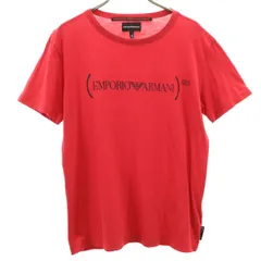 Emporio Armani エンポリオアルマーニ 半袖 Tシャツ M レッド レディース 古着