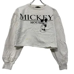 ZARA キャラクタースウェット トレーナー レディース M ブラック ホワイト ザラ プルオーバー 古着卸 アメリカ仕入 a611-5743