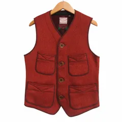 美used☆フリーホイーラーズ☆ビーチクロスベスト☆40☆茶系 美used☆フリーホイーラーズ☆ビーチクロスベスト☆40☆茶系