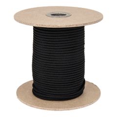 新品 40M ボビン 巻き 組み紐 (ナイロン 3mm 黒)