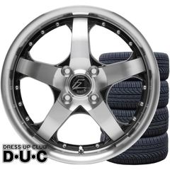 15インチアルミホイールタイヤセット 軽自動車 FZ431ゴールド/リムポリ 165/55R15 15-5.0+45 リム深度33mm 安心JAWA認証